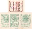 Notgeld Österreich 4 Scheine kompl. -grün- Notgeld der Marktgemeinde Mauthausen S.601.V.f grün , Set mit 4 Scheinen in kfr. -