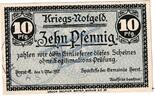Notgeld De 10 Pf. Notgeld Gemeinde Horst-Emscher 3150.05.01 , 10 Pfennig Schein in kfr. von 1917 -