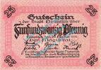 Notgeld DE 25 Pf. Nimptsch , Notgeld 25 Pfennig Schein in kfr. Tieste 5135.10.07 , Schlesien 1919 -
