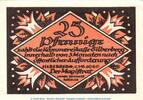 Notgeld Deutschland 25 Pfennig Schein Notgeld Stadt Silberberg 6915.05.01 , 25 Pfennig Schein in kfr. von 1920 , SLN -