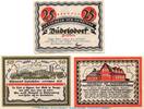 Serienscheine DE 3 Scheine kpl. o.D. 3 x Notgeld der Gemeinde Büdelsdorf... 3.30 £ Tax included +  6.93 £ shipping