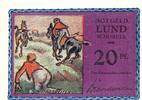 Notgeld De 20 Pf. Notgeld Lund - Schobüll 844.2.b , 20 Pfennig Schein -violettrosa- in kfr. o.D. -