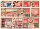 Notgeld DE 9 Scheine kpl. 9 x Notgeld Stadt Landsberg , Set -Mai- mit 9 Scheinen in kfr. von 1921 , SLN -