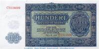 Deutsche Notenbank DDR Banknote , 100 Mark Schein in kfr. SBZ-17, Ros.346, P.15 , von 1948 , SBZ 100 Mk. 1948 f-kfr. 2 - 2-