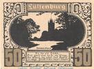 Seriennotgeld Deutschland Notgeld Plön 50 Pfennig Nr.3 Notgeld Stadt Plön 1063.9 , 50 Pfennig Schein Nr 3 -gold- in kfr. o.D. Schleswig -