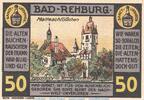 Serienscheine DE 50 Pf. Nr.1 Notgeld E. Bornemann & Co. Rehburg 1106.1 , 50 Pfennig Schein Nr.1 in kfr. 1921 -
