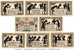Serienscheine DE 8 Scheine kpl. Notgeld Sparkasse Rehburg 1107.1 , Set mit 8 Scheinen in kfr. von 1921 , NDS -