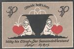 Serienscheine DE 50 Pf. Altheide M/G 28.2 , Notgeld 50 Pfennig Schein -rot- in kfr. von 1921 , SLN -