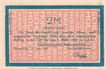 Serienscheine DE 2 Mk -schwarz- Notgeld Landesbürgerrat Altona 29.1.b , 2 Mark schwarz -L über B- in kfr. 1922 -