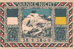Serienscheine DE 75 Pf. Nr.2 -schwarz- Notgeld Landesbürgerrat Altona 29.1.b , 75 Pfennig Nr.2 schwarz -L über B- kfr. -