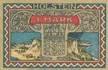 Serienscheine DE 1 Mk. -schwarz- Notgeld Landesbürgerrat Altona 29.1.b , 1 Mark schwarz -L über B- in kfr. 1922 -