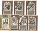 Notgeld De 7 Scheine kpl. Notgeld Stadt Recklinghausen 1103.1 , Set mit 7 Scheinen in kfr. von 1921 , WF -