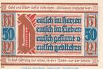 Serienscheine DE 50 Pf. Nr.1 Notgeld Stadt Landsberg 763.1 , 50 Pfennig Nr.1 -März- in kfr. von 1921 , SLN -