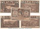 Serienscheine DE 5 Scheine kpl. Notgeld Stadt Lähn 756.3.b , Taubengustel Set mit 5 Scheinen in kfr. o.D. , SLN -