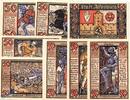 Serienscheine DE 8 Scheine kpl. Altenburg Notgeld , M/G 21.1.b , 8 x Prinzenraubserie -2 Us- Set in kfr. , 1921 -