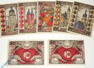 Serienscheine DE 7 Scheine kpl. 7 x Notgeld Stadt Altenburg 21.2 , Skatserie mit 7 Scheinen in kfr. von 1921 -