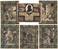 Serienscheine DE 6 Scheine kpl. Notgeld Stadt Artern 46.3 , Göthegeld Set mit 6 Scheinen in kfr. von 1921 -