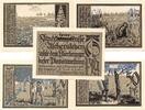 Serienscheine DE 5 Scheine kpl. Notgeld Aschersleben , Set mit 5 Scheinen , Vs. ohne blau , Mehl Grabowski 50.7 , von 1921 , Sachsen Anhalt Seriennotgeld -