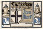 Serienscheine DE 2 Mk. Notgeld Attendorn , 2 Mark Schein , o. Bst , o. Kennummer , Mehl Grabowski 51.1 d , Westfalen Seriennotgeld -