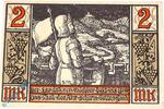 Notgeld DE R.1 Scheck 6 Notgeld Bad Neuenahr , 2 Mark Schein , Reihe 1 Scheck 6 , Mehl Grabowski 938.1 , von 1922 , Rheinland Seriennotgeld -