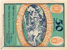 Seriennotgeld Deutschland 50 Pfennig Schein Notgeld Bad Oeynhausen , 50 Pfennig Schein 73 x 98 , Mehl Grabowski 1010.1 c , Westfalen Seriennotgeld -
