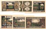 Serienscheine DE 6 Scheine kpl. Notgeld Ballenstedt , Set mit 6 Scheinen in kfr. Mehl Grabowski 60.1 , von 1921 , Sachsen Anhalt Seriennotgeld -