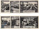 Serienscheine DE 6 Scheine kpl. Notgeld Bitterfeld , Set mit 6 Scheinen in kfr. Mehl Grabowski 111.4 , von 1921 , Sachsen Anhalt Seriennotgeld -