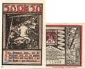 Notgeld DE 50 Pf. Nr.3 Notgeld Bochum , 50 Pfennig Schein Nr 3 , Kn = grün , Mehl Grabowski 127.1 b , von 1921 , Westfalen Seriennotgeld -