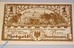 Notgeld DE 1 Mk. Notgeld Bruchhausen , 1 Mark Schein Nr 1 , Mehl Grabowski 190.1 , von 1921 , Westfalen Seriennotgeld -
