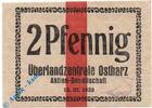 Notgeld De 2 Pf. Notgeld Überlandzentrale Anhalt Dessau , 2 Pfennig Schein in kfr. Ti. 1340.20.02 -