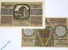 Kleingeld 1914-1922 2 Scheine kpl. Notgeld Donauwörth , Set mit 2 Scheinen , grau , Tieste 1445.10.01 und 02 , von 1918 , Bayern Verkehrsausgabe -
