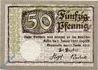 Kleingeld 1914-1922 DE 50 Pf. -o.KN- Notgeld Eberswalde , 50 Pfennig Schein , Ohne Kennummer , Tieste 1570.05.10.3 , von 1918 , Brandenburg Verkehrsausgabe -