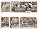 Notgeld De 6 Scheine kpl. Elmshorn , Notgeld Set mit 6 Scheinen in kfr. M-G- 333.1 , Schleswig von 1921 -