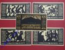 Notgeld De 5 Scheine kpl. Freyburg , Notgeld Set mit 5 Scheinen in kfr. M/G 390.1 , SA 1921 -