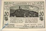 Seriennotgeld Deutschland Notgeld Gerolstein 50 Pf. Nr.2 Notgeld Gerolstein , 50 Pfennig Schein Nr 2 , Mehl Grabowski 424.1 , von 1921 , Rheinland Seriennotgeld -