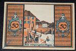 Notgeld De 50 Pf. Notgeld Glatz , 50 Pfennig Schein rot , Straßenbild , Mehl Grabowski 431.2 , Schlesien Serien Notgeld -