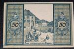 Notgeld De 50 Pf. Notgeld Glatz , Einzelschein 50 Pfennig blau , Straßenbild , Mehl Grabowski 431.1 , Schlesien Serien Notgeld -