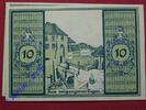 Notgeld De 10 Pf. Notgeld Glatz , Schlesien , Polen Klodzko , Einzelschein 10 Pfennig hellgrün , Stadtansicht , Seriennotgeld , 431.4 , von 1921 -
