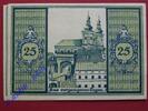 Notgeld De 25 Pf. Notgeld Glatz , Schlesien , Polen Klodzko , Einzelschein 25 Pfennig hellgrün , Kirche , Seriennotgeld , 431.4 , von 1921 -