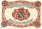 Notgeld DE 25 Pf. Glauchau , Notgeld 25 Pfennig -1917- Schein in kfr. Tieste 2260.05.02 , S 1917 -