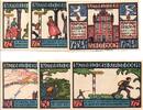 Serienscheine DE 6 Scheine kpl. Goch , Notgeld Set mit 6 Scheinen kfr. M/G 445.3 , Westfalen o.D. -