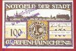 Notgeld DE 100 Pf. Notgeld Gräfenhainichen , vollständiger Satz mit 1 Schein , Seriennotgeld , Sachsen Anhalt , Mehl Grabowski 461.5 , von 1921 -