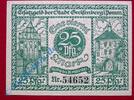 Kleingeld 1914-1922 25 Pf. Notgeld Greifenberg , Einzelschein über 25 Pfennig , Tieste 2435.05 , von 1919 , Pommern Verkehrsausgabe -