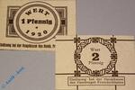 Kleingeld 1914-1922 DE 2 Scheine kpl. Notgeld Hamburg , Fremdenblatt , Set mit 2 Scheinen , Tieste 2765.150.01 und 02 , Hamburg Verkehrsausgabe -