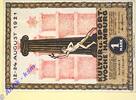 Serienscheine DE 1 Mk. --111-120-- Notgeld Hamburg , Kultur- und Sportwoche Serie 111 - 120 tausend , vollständiger Satz mit 1 Schein über 1 Mark , Seriennotgeld , -
