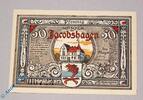 Notgeld DE 50 Pf. Notgeld Jacobshagen , 50 Pfennig Schein , Putten , Mehl Grabowski 651.2 , von 1920 , Pommern Seriennotgeld -