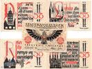 Serienscheine DE 5 Scheine kpl. Notgeld Lübeck , mit nordische Woche , Set mit 5 Scheine M/G 831.3 -