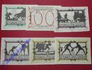 Notgeld DE 6 Scheine kpl. Notgeld Liebenwerda , Bad , Brandenburg , vollständiger Satz mit 6 Scheinen , Seriennotgeld , 800.1 , von 1921 -