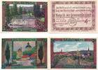 Serienscheine DE 4 Scheine kpl. Notgeld Neinstedt , Set mit 4 Scheinen , Mehl Grabowski 933.1 , von 1921 , Sachsen Anhalt Seriennotgeld -