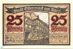 Notgeld 25 Pf. -o.Drfa- Notgeld Osterwieck , 25 Pfennig Scheinen , ohne Drfa , Mehl Grabowski 1037.1 f , von 1921 , Sachsen Anhalt Seriennotgeld -